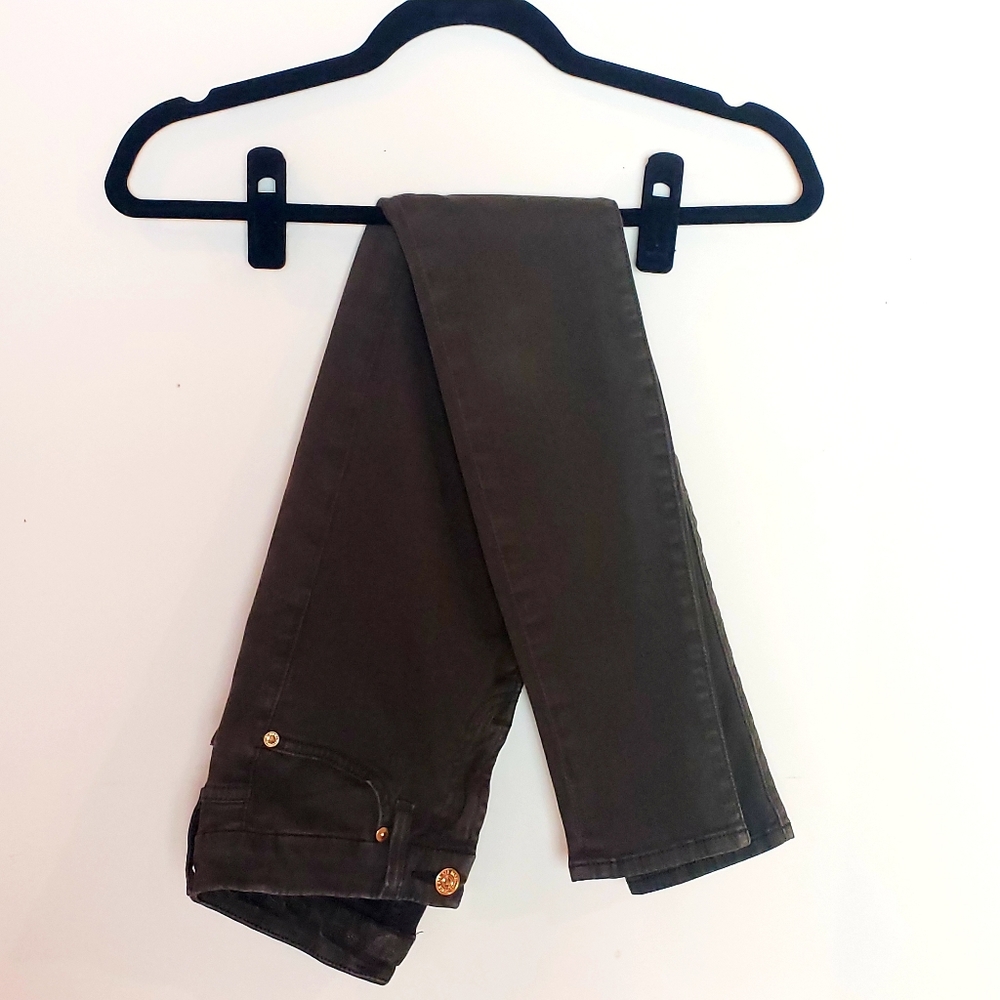 **SOLD** 7 For All Mankind Spruce Green Skinny Pants